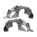 2007-2017 Jeep Wrangler Front Fender Liner Set - TRQ BDA14538