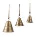 Breakwater Bay Almont 3 Piece Decorative Bell Set Metal in Yellow | 10 H x 8.8 W x 8.35 D in | Wayfair C7E28CC94A6B4B188F368937BFB975A0