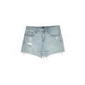 Gap Denim Shorts: Blue Solid Bottoms - Women's Size 27 Tall - Light Wash