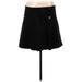 Zara TRF Casual A-Line Skirt Knee Length: Black Print Bottoms - Women's Size 8