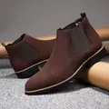 StephanMen-Bottes décontractées de luxe pour hommes chaussures de rinçage pour hommes haute