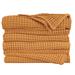 Latitude Run® Renshae 100% Cotton Blanket in Brown | 90 H x 66 W in | Wayfair FF6DD63DE1F34F32BBE3F396C092DD15