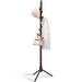 George Oliver Jouanna Solid Wood Freestanding 8 - Hook Coat Rack Wood in Brown | 69 H x 17.3 W x 17.3 D in | Wayfair