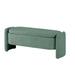 Latitude Run® Emilyjane Flip Top Storage Bench Polyester/Upholstered in Green | 17.7 H x 47.2 W x 16.9 D in | Wayfair