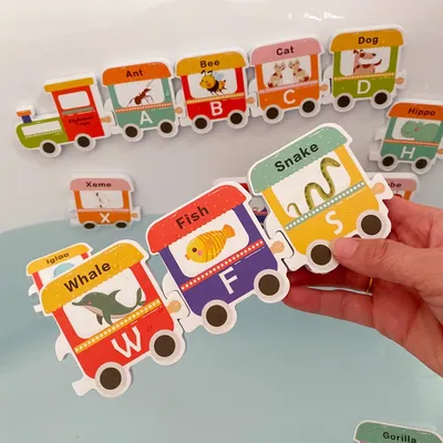 Giocattoli per bambini treno lettera giocattoli da bagno per bambini morbida schiuma EVA Puzzle