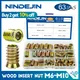 NINDEJIN 63 stücke Holz Insert Muttern M6 M8 M10 Hexagon Holz Gewinde Einsätze Verzinktem Stahl Möbel Schraube in Mutter stecker