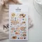 Suatelier Italia Food Trip Journal Adesivi Pizza Spaghetti Manzo Scrapbooking Album di adesivi decorativi Forniture artigianali per hobby fai da te