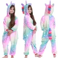 Kigurumi Suit for Children tuta invernale Warm Kids pigiama For girl's Pjs Baby Boy Nightwear Anime