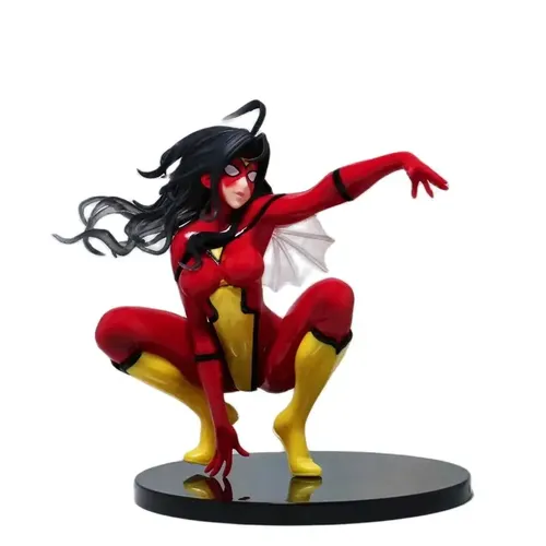 Marvel Spiderwoman Gwen Action Figure Sammlung Puppe Comic Squat Spinne Frau Modell Spielzeug