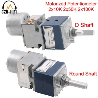 ALPS Stereo Dual Motorisierte Potentiometer Fernbedienung Lautstärkeregler 10KA 50KA 100KA Sound Image