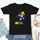 Feuerwehr mann Sam Kinder T-Shirts Jungen Kleidung Sommer Tops schwarze Mode Feuerwehr leute Cartoon