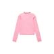 TOM TAILOR Mädchen Kinder Langarmshirt mit Rippstruktur, sunrise pink, 152