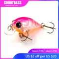 36mm 1-3/8" 4g 1/8 oz. Dive 0.4-1.2m Crankbaits With VMC Hooks Hard Body Diver Fishing Lures