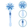 Snow Wand Glow Snowflake Toy Dress-up Light Cosplay Kid Toys Girls Princess Costume Stick Party