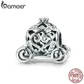 BAMOER New Arrival 925 Sterling Silver Princess Pumpkin Carriage Beads fit Charm Bracelets & Bangles