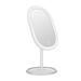 LED Lighted Vanity Makeup Mirror Rechargeable - Cordless Illuminated Cosmetic Mirror with 3 Dimmable Light Settings Dual Magnification