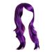 70CM Long Curly Hair Air Roll High Temperature Silk Purple Curly Hair COS Anime Wig
