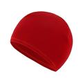Winter Sports Skull Hat Warm Polar Fleece Beanie Thermal Cycling Hat Cap (bright red)