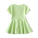 Toddler Girls Dresses Kids Princess Summer Dress Party Gift Clothes for Summer Home School Party 2-6T