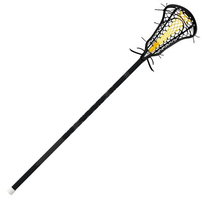 EPOCH Purpose 10 Elite II Women's Complete Lacrosse Stick with Dragonfly Purpose Elite II Shaft Black/Yellow/Carbon