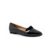 Women's Elsie Casual Flat by Trotters in Black Patent (Size 7 1/2 M)