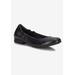 Women's Tess Flat by Ros Hommerson in Black Leather (Size 10 M)