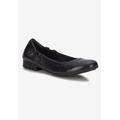 Women's Tess Flat by Ros Hommerson in Black Leather (Size 8 N)
