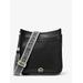 Michael Kors Luisa Large Pebbled Leather Messenger Bag Black One Size