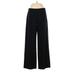Giorgio Armani Wool Pants - High Rise: Black Bottoms - Women's Size 42