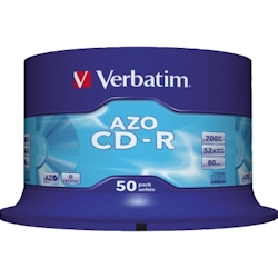 Verbatim CD-R 43343 52x 700MB 80Min. Spindel 50 St./Pack. Image