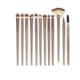 Makeup Brush Eye Makeup Brush Set Eyeliner Eyeshadow Blending Brush with Carrying Bag 12 Pieces Foundation Brushes