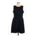 Old Navy Casual Dress - A-Line Scoop Neck Sleeveless: Black Print Dresses - Women's Size Large