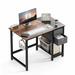 17 Stories Savaira 23" W Rectangle Standing Desk Metal in Brown | 29 H x 23 W x 47 D in | Wayfair 5F0EB02EF6244D8CAC54084EBB468EE6