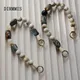 New Woman Bag Accessory Green Beige Acrylic Resin Beads Parts Luxury Handcrafted Wristband Women