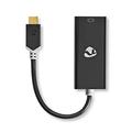 NEDIS USB-Adapter | USB 3.0 Gen 1 | USB-CT Male | Mini DisplayPort Female | 0.20 m | Rund | Vergoldet | PVC | Anthrazit | Fensterbox