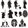 Disney Star Wars Metal Cutting Dies Darth Vader Baby Yoda Jedi Knight Stencils for Diy Scrapbooking