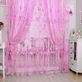 200*100 CM Modern Tulle Curtains Purple Curtains Children Bedroom Door Short Kitchen Window Curtains