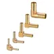 Brass Hose Barb Fitting 90 Degree L Right Angle Elbow Barbed Pipe Connector Joint 4mm-19mm