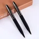 Fashion Black Ballpoint Pen 2022 School Teacher Office Accessories 0.5 Bullet High Quality Metal Gel