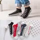 Fashion Funny Women's Men Harajuku Style Socks Kawaii Shoe Print Cute Short Sock Gift For Women Men