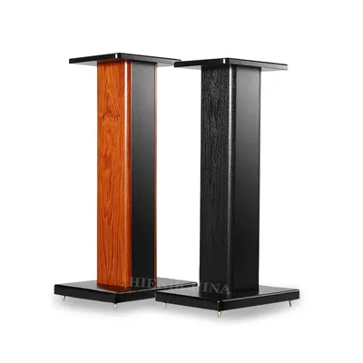 M-101 Hifi Bücherregal Regal/Ständer Sand gefülltes Holz/Audio Lautsprecher Stand 15-90cm