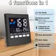 Multi-functional LCD Screen Weather Forecast Station Alarm Clock Indoor Temperature Humidity Monitor