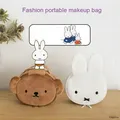 Miffys kleiner Bär Cartoon Plüsch tragbare Schmink tasche kawaii neues Muster Originalität