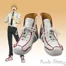 Anime motosega uomo Denji Cosplay scarpe Anime Cos stivali bianchi Comic Denji Cosplay Costume Prop