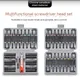 36/68PCS Set testa cacciavite estesa Set di punte per cacciavite magnetico 1/4 Kit di punte per cacciavite cacciavite elettrico strumento manuale esagonale