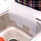 Hause Anti-splash Baffle Wasser Falle Waschbecken Wasser Deflektor Küche Gadgets Saugnapf Pool Bord