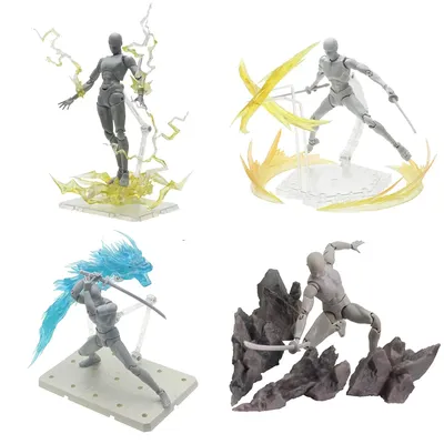 Action-figuren Spezielle Effekte Donner Wirkung Drachen Wirkung Wind Wirkung Anime PVC Modell
