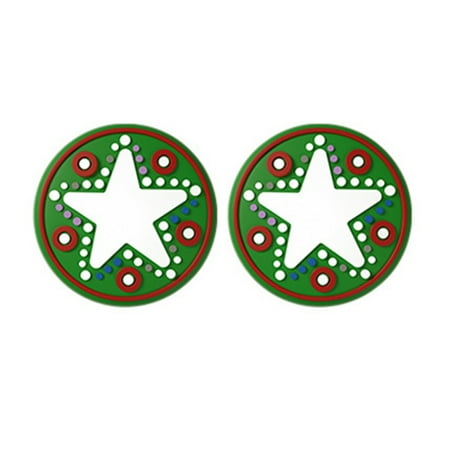 Waroomhouse Joystick Hat for Switch Silicone Joystick Covers for Controller 2pcs Joystick Hat for Switch Joy Con Silicone Button Cover Joystick for Switch/lite