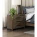 Dark Walnut Finish Nightstand of 3 Drawers Classic Design Bedroom Furniture 1pc