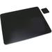 2036Le Leather Desk Pad W/Coaster 20 X 36 Black